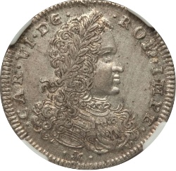 Anverso de 1 Tari - Carlo VI