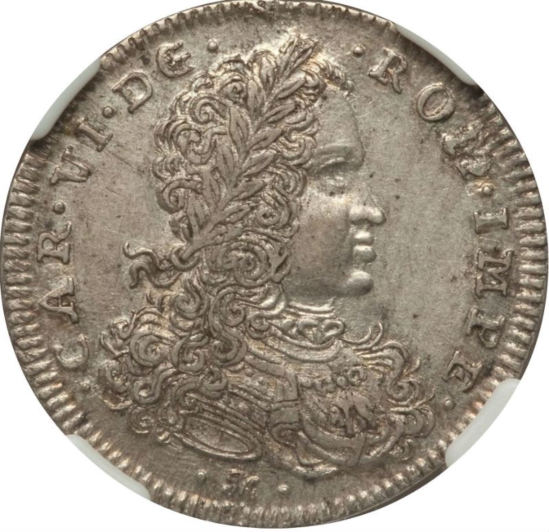 Anverso de 1 Tari - Carlo VI