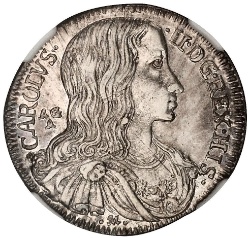Anverso de 1 Tari - Carlos II