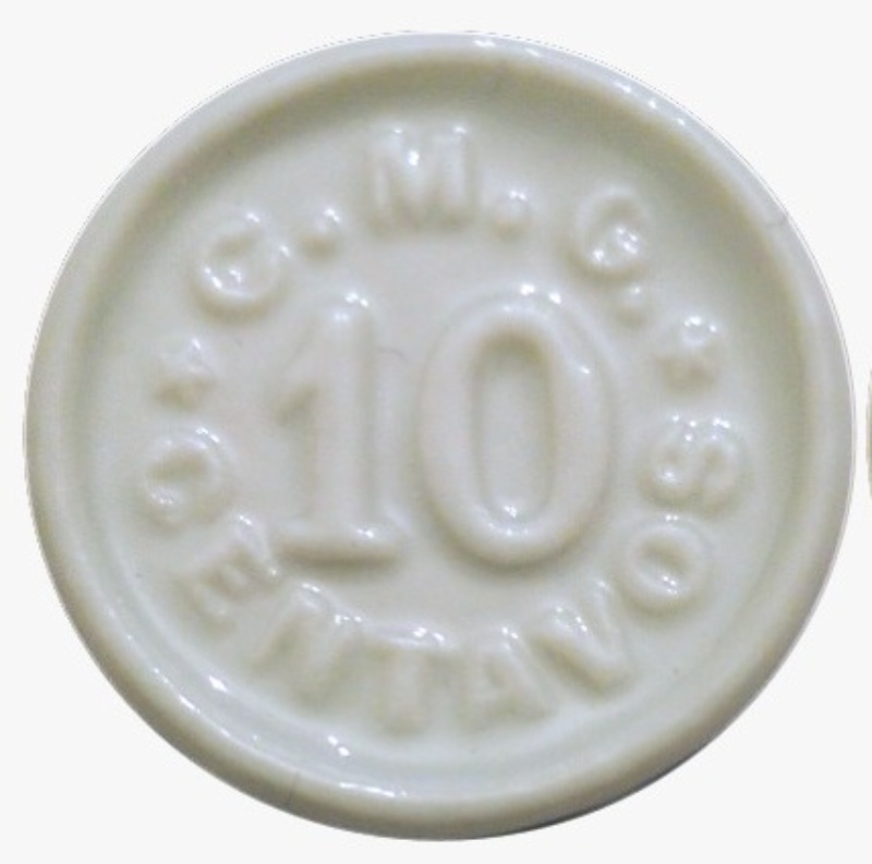Reverso de 10 Centavos de Escudo