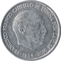 Anverso de 10 Céntimos - Francisco Franco