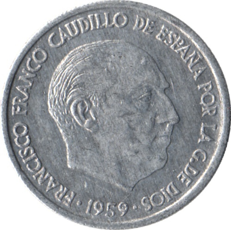 Anverso de 10 Céntimos - Francisco Franco