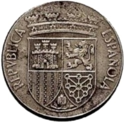Anverso de 10 Céntimos - II República