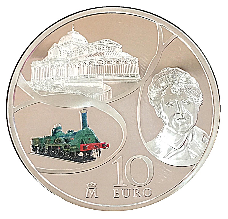 Reverso de 10 Euro - Felipe VI (Edad de Hierro y Cristal)