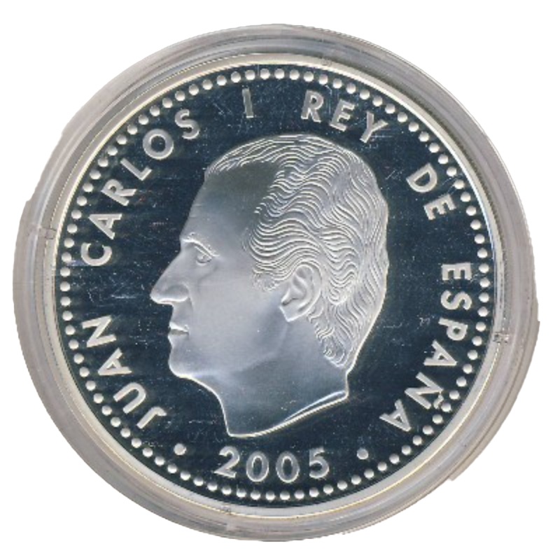 Reverso de 10 Euro - Juan Carlos I (60 Aniversario de la Paz y la Libertad en Europa)