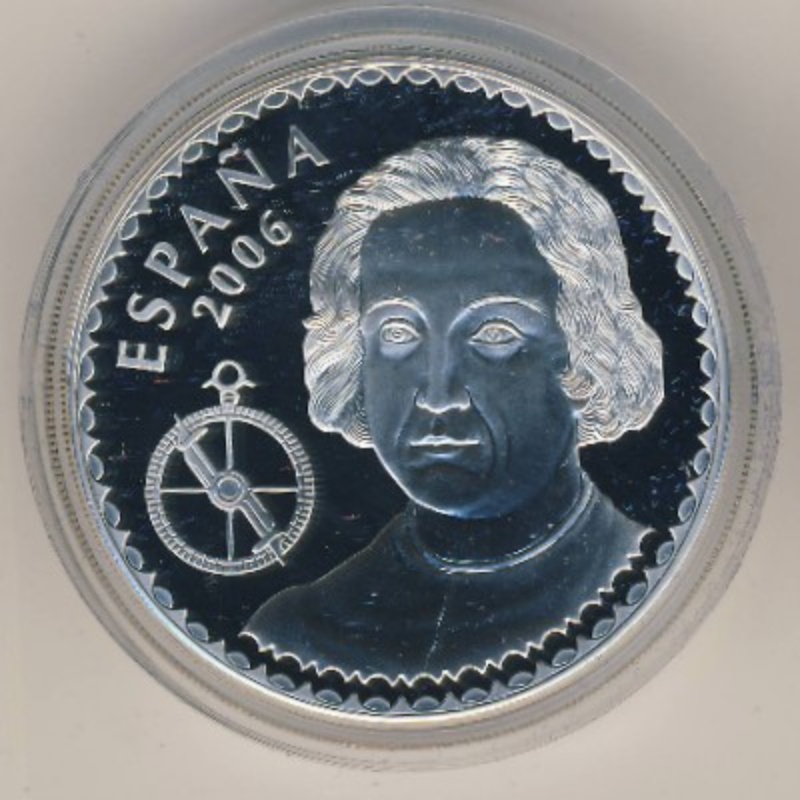 Moneda 10 Euros (Colón - La Niña) | 2006 - Reverso Reverso de 10 Euros (Colón - La Niña)