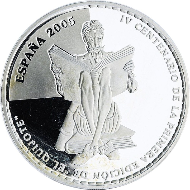 Anverso de 10 Euros (Don Quijote - Molinos de viento)