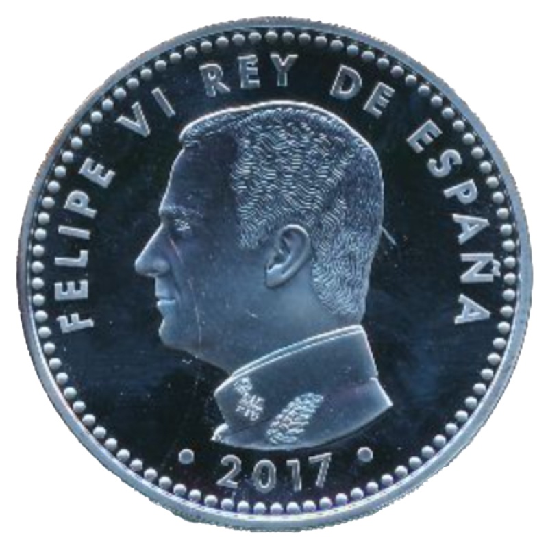 Reverso de 10 Euros - Felipe VI (Copa del Mundo FIFA 2018, Rusia)