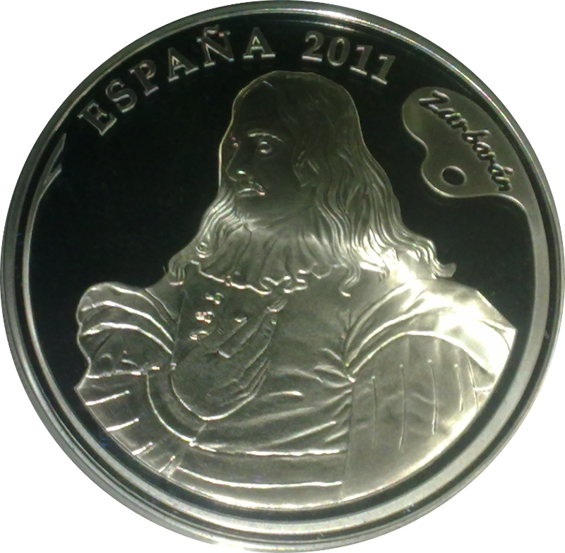 Anverso de 10 Euros (Francisco de Zurbarán)