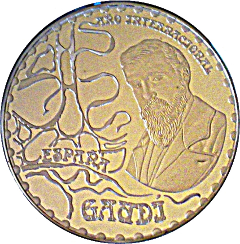 Anverso de 10 Euros (Gaudi - Park Güell)