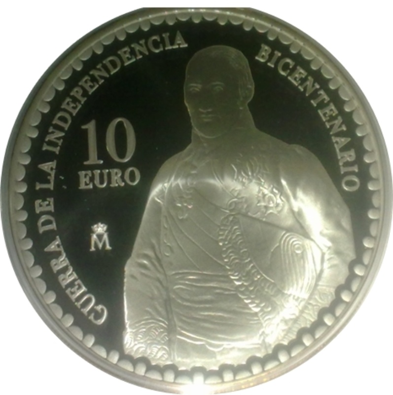 Reverso de 10 Euros (Guerra de la Independencia - Batalla de Bailén)