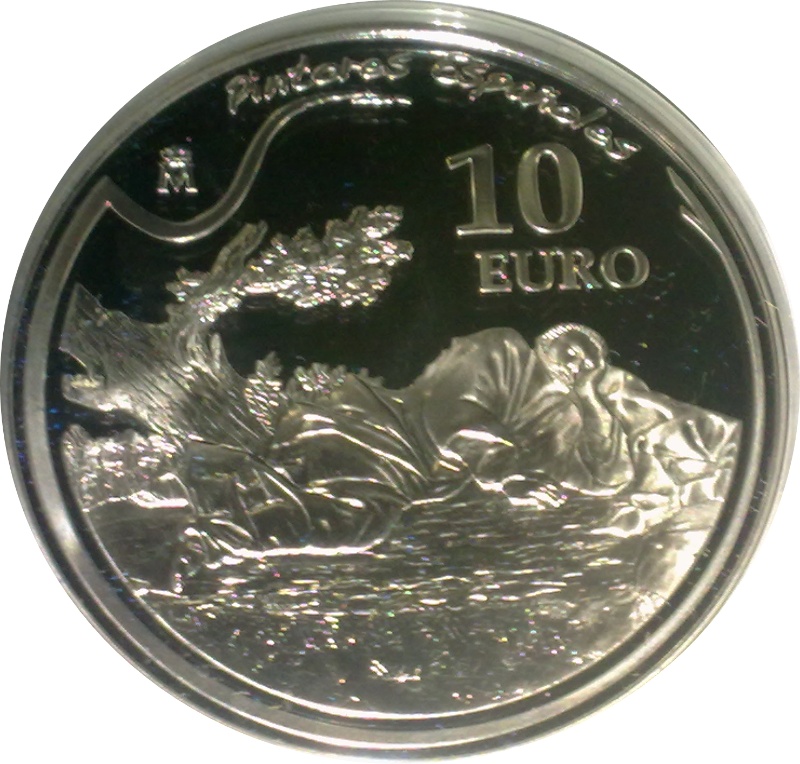 Moneda 10 Euros (José de Ribera «El Españoleto») | 2011 - Reverso Reverso de 10 Euros (José de Ribera «El Españoleto»)