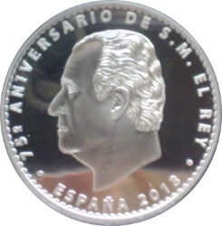 Anverso de 10 Euros - Juan Carlos I (75 cumpleaños)
