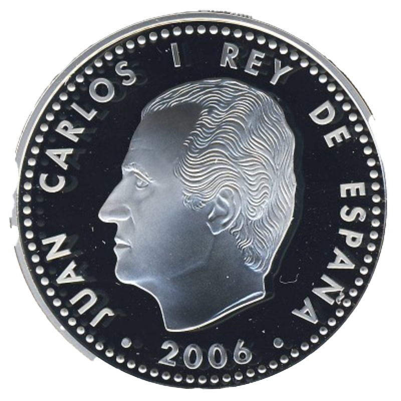 Reverso de 10 Euros - Juan Carlos I (Carlos V)