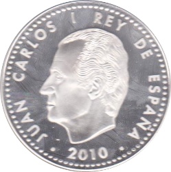 Anverso de 10 Euros - Juan Carlos I (Copa del Mundo FIFA)
