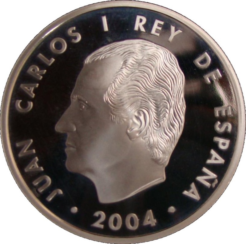 Moneda 10 Euros - Juan Carlos I (Copa del Mundo FIFA, Alemania 2006) | 2004 - Anverso Anverso de 10 Euros - Juan Carlos I (Copa del Mundo FIFA, Alemania 2006)