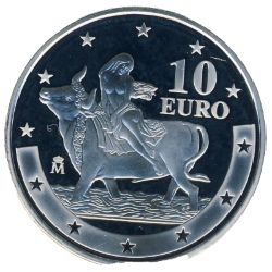 Anverso de 10 Euros - Juan Carlos I (Euro Introducción)