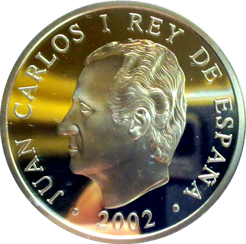 Moneda 10 Euros - Juan Carlos I (Luis Cernuda) | 2002 - Anverso Anverso de 10 Euros - Juan Carlos I (Luis Cernuda)