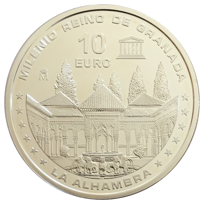 Reverso de 10 Euros - Juan Carlos I (Reino de Granada)