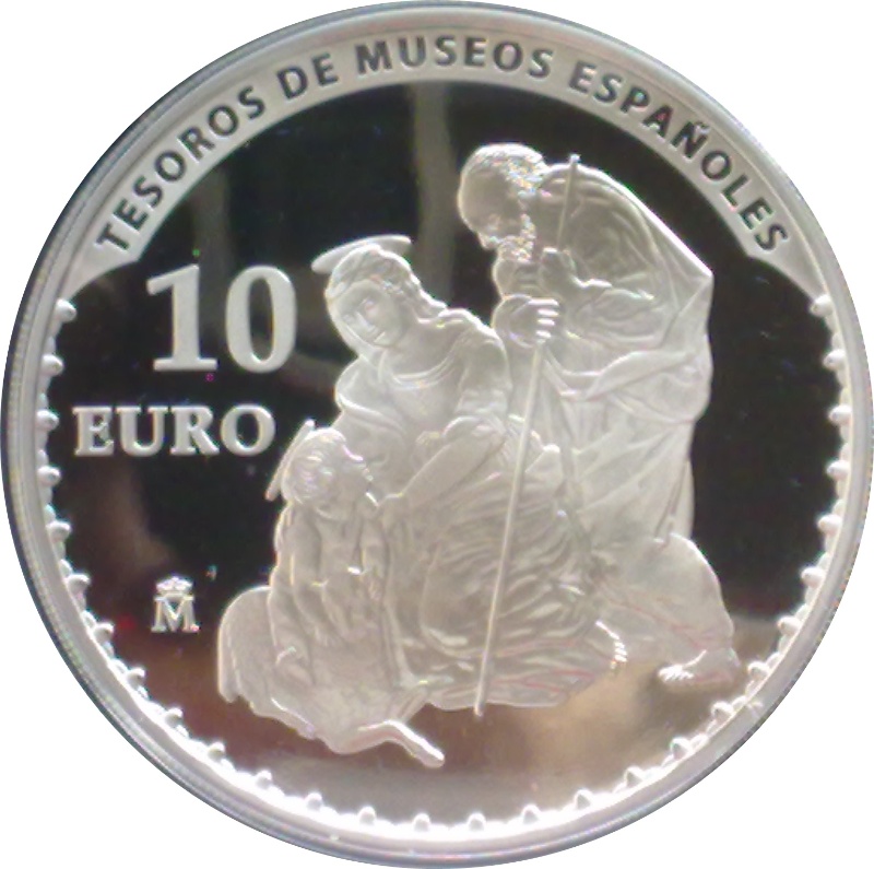 Reverso de 10 Euros (Rafael)