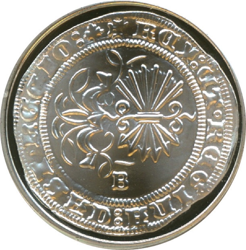 Reverso de 10 Euros (Real de los Reyes Católicos)