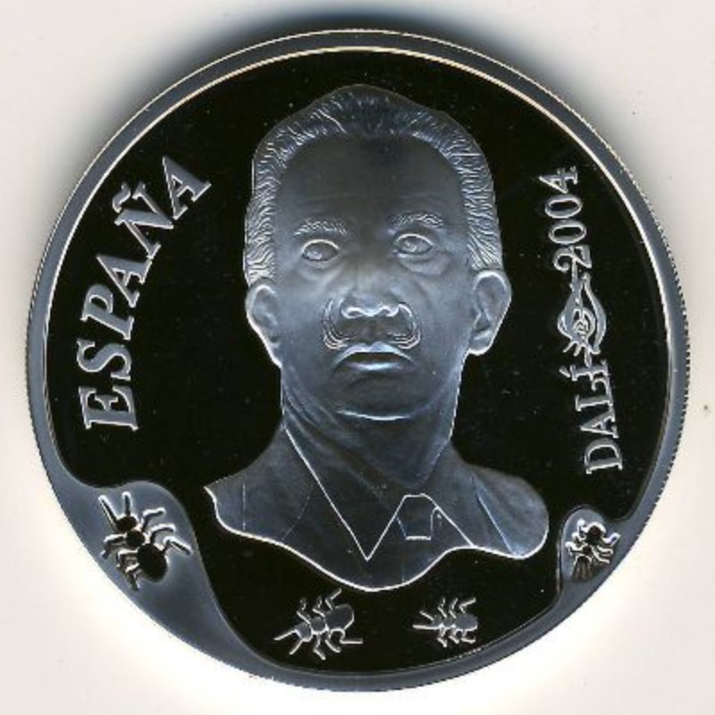 Reverso de 10 Euros (Salvador Dalí - Leda Atómica)