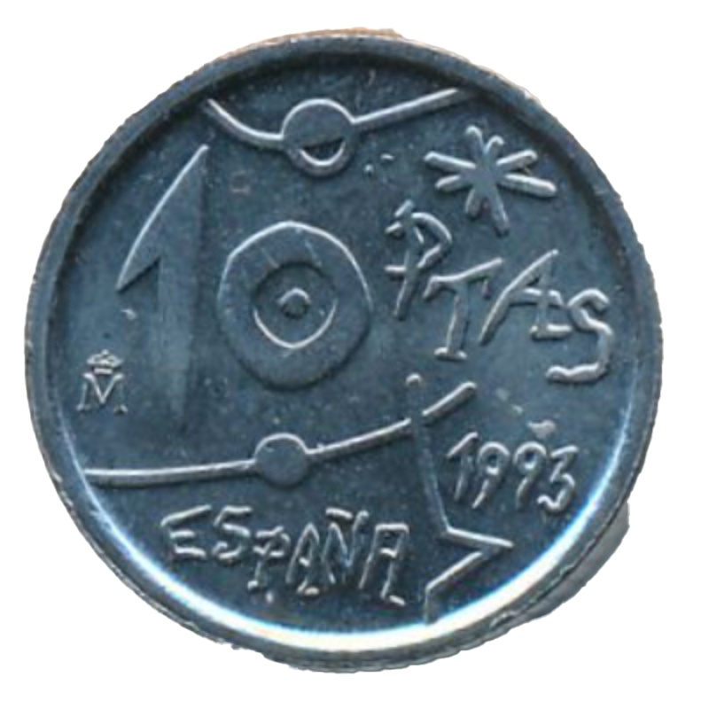 Anverso de 10 Pesetas (Joan Miró)