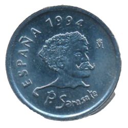 Reverso de 10 Pesetas (Pablo de Sarasate)