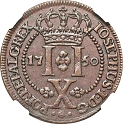 Reverso de 10 Reales (Réais) - José I