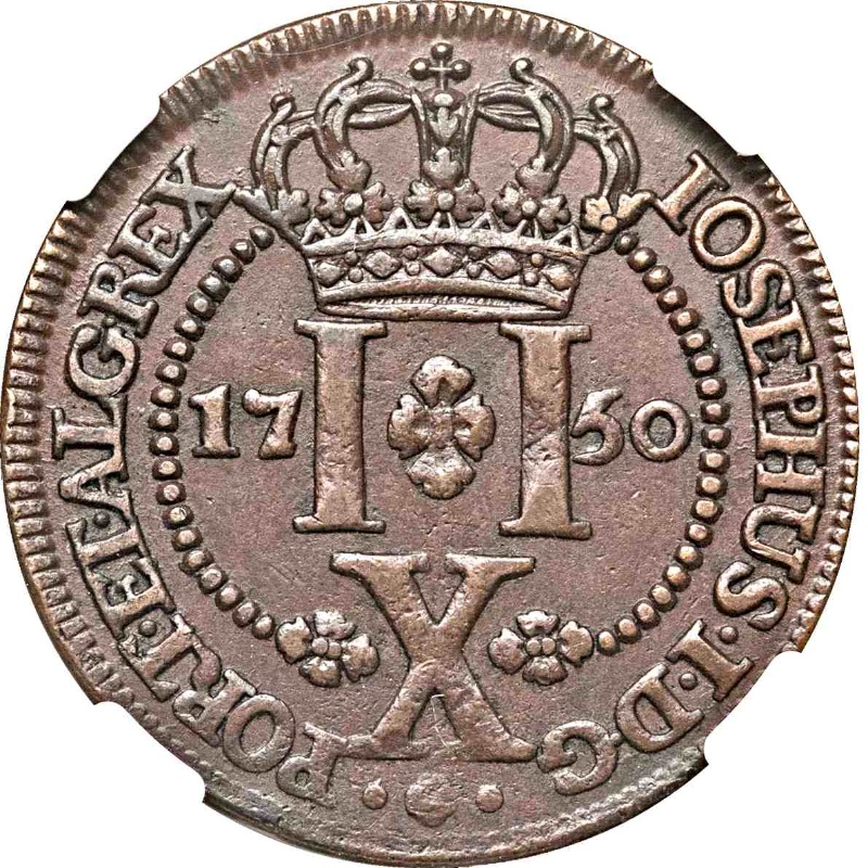 Reverso de 10 Reales (Réais) - José I