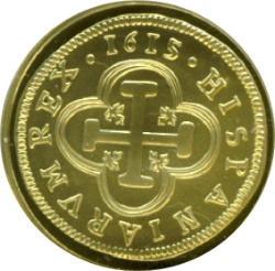 Reverso de 100 Euros (2 Escudos de Felipe III)