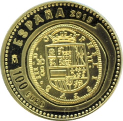 Anverso de 100 Euros (2 Escudos de Felipe III)