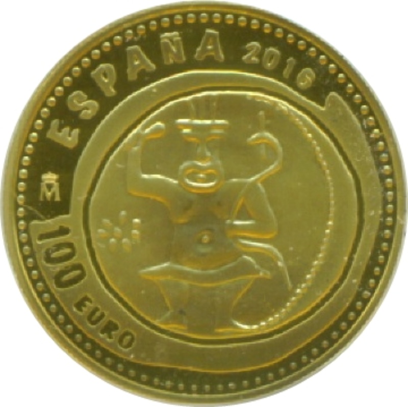 Anverso de 100 Euros (Ebusus Hemidracma)