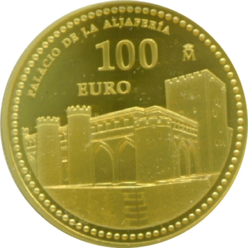 Reverso de 100 Euros (Fernando II de Aragón)