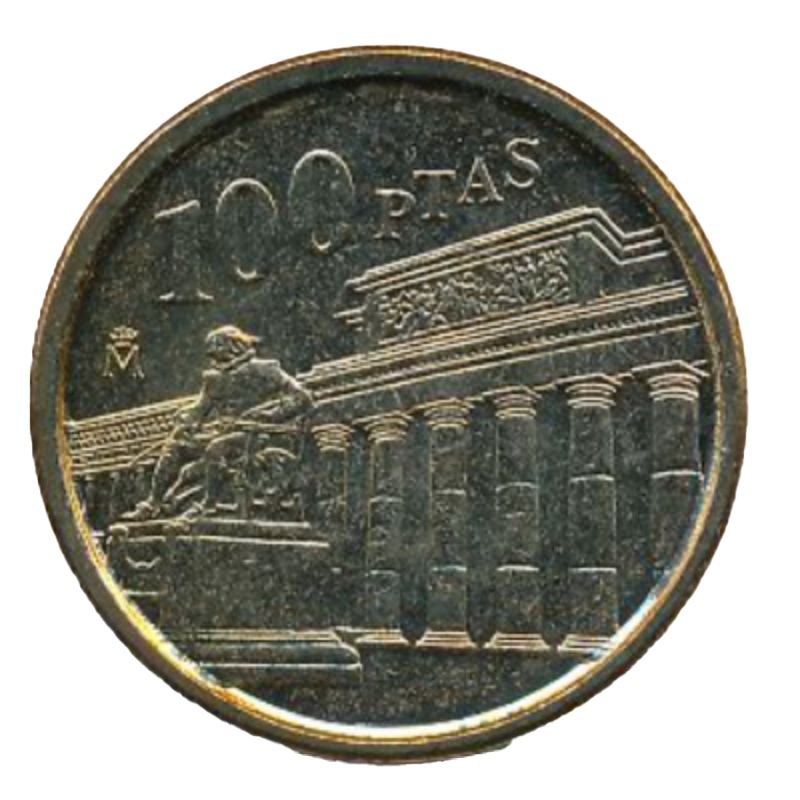 Anverso de 100 Pesetas - Juan Carlos I (Museo del Prado)