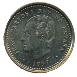 Reverso de 100 Pesetas - Juan Carlos I (Teatro Real)