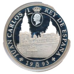 Reverso de 10.000 Pesetas (Catedral y peregrinos)