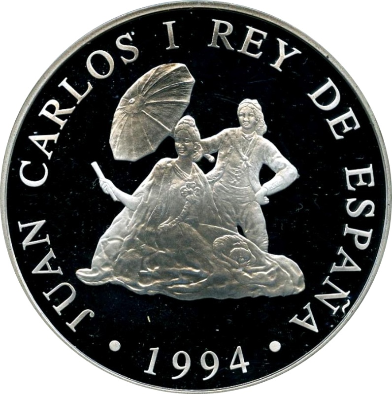 Anverso de 10.000 Pesetas (El Parasol)