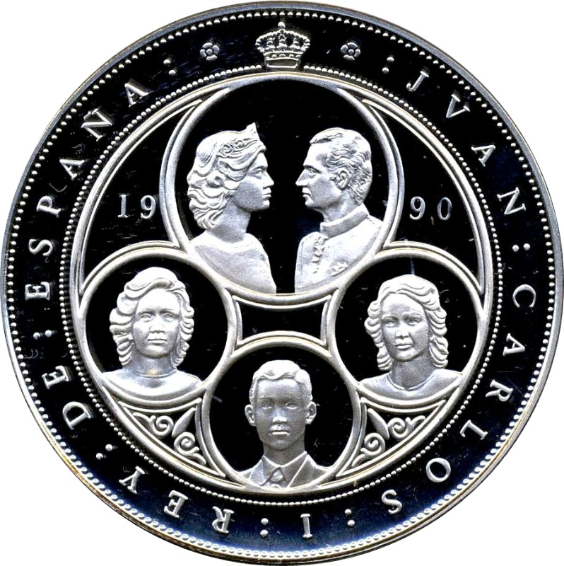 Anverso de 10.000 Pesetas - Juan Carlos I (Descubridores y Libertadores)