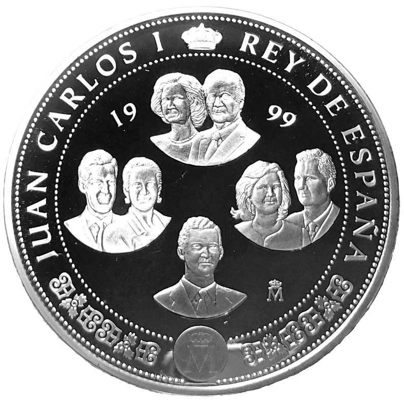 Anverso de 10.000 Pesetas - Juan Carlos I (La Familia Real)