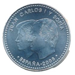 Reverso de 12 Euros - Juan Carlos I (Año Internacional del Planeta Tierra)