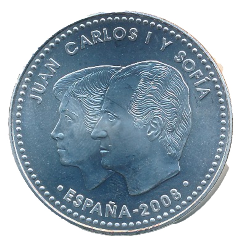 Reverso de 12 Euros - Juan Carlos I (Año Internacional del Planeta Tierra)