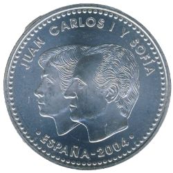 Anverso de 12 Euros - Juan Carlos I (Bodas Reales Príncipe Felipe)