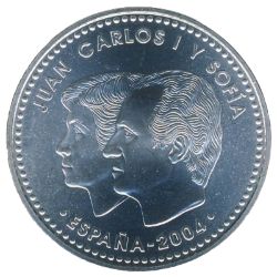 Reverso de 12 Euros - Juan Carlos I (Isabel I)