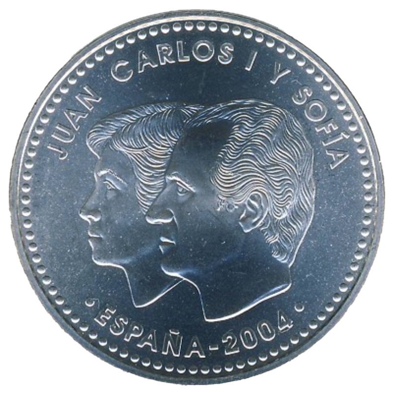 Reverso de 12 Euros - Juan Carlos I (Isabel I)
