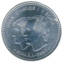 Reverso de 12 Euros - Juan Carlos I (Tratado de Roma)