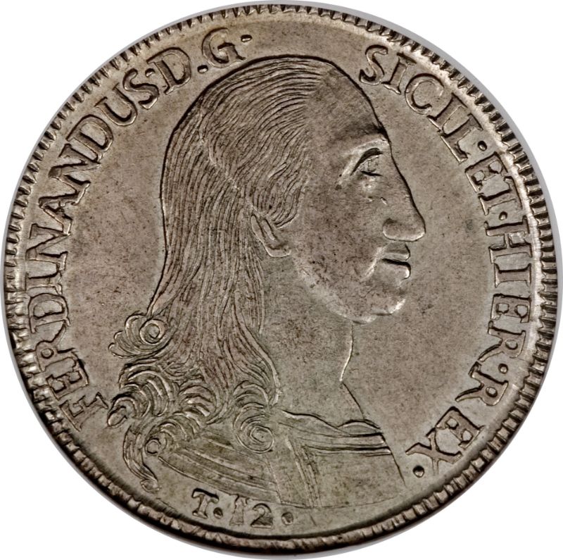 Anverso de 12 Tari - Ferdinando I