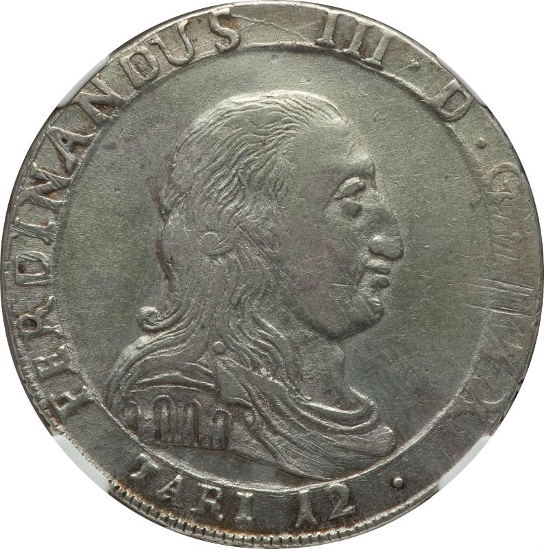 Anverso de 12 Tari - Ferdinando III