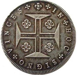 Reverso de 12 Vinténs - João VI
