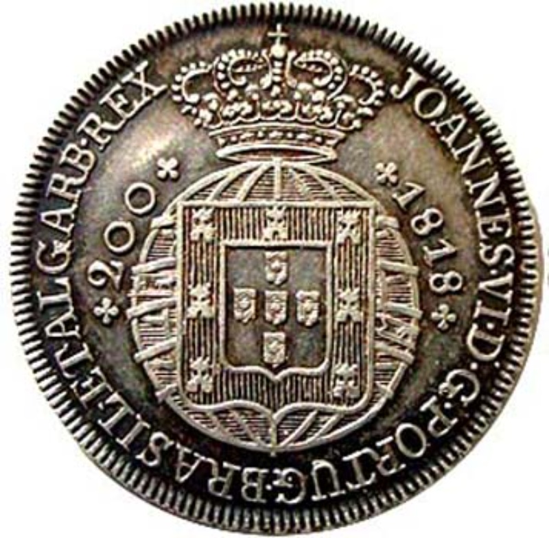 Moneda 12 Vinténs - João VI | 1818 - 1822 - Anverso Anverso de 12 Vinténs - João VI